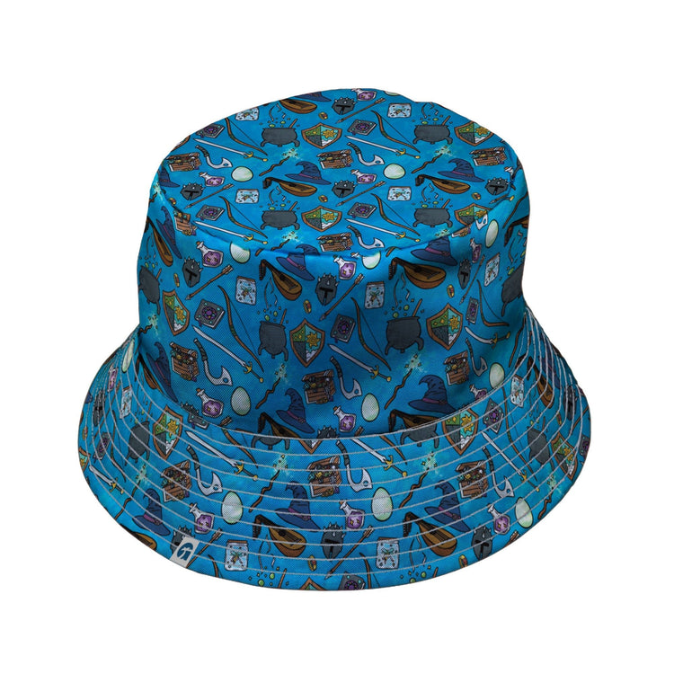 Dnd Hero Inventory Bucket Hat - Designs by Nathan - dnd & rpg print - lx - B