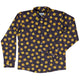 Dnd High Roller Gold Dice Long Sleeve Button Up Shirt Geek Nerd adult sizing dnd & rpg print FLOW DESC WRITING