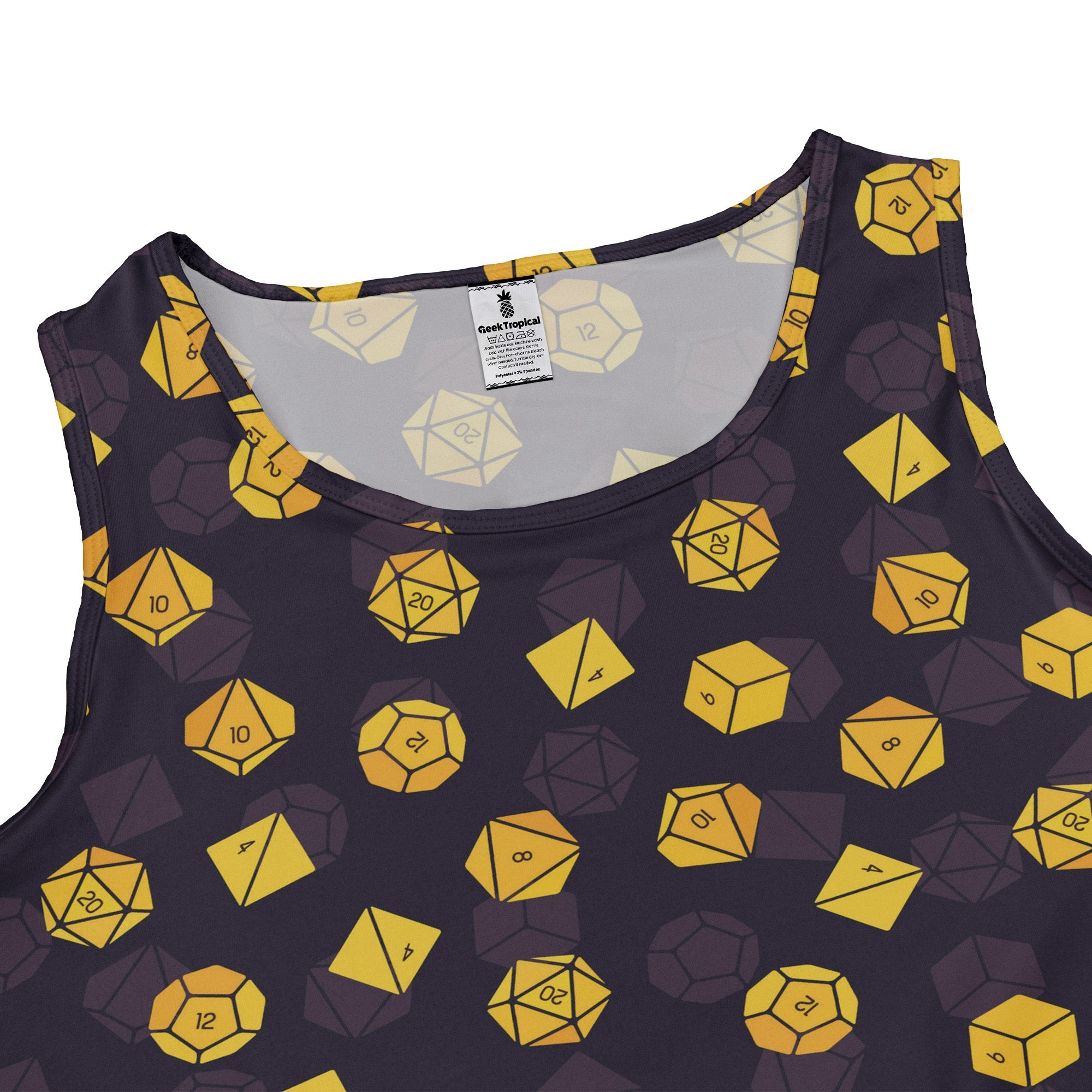 Dnd High Roller Gold Dice Dress Geek Nerd dnd & rpg print lx - C Simple Patterns