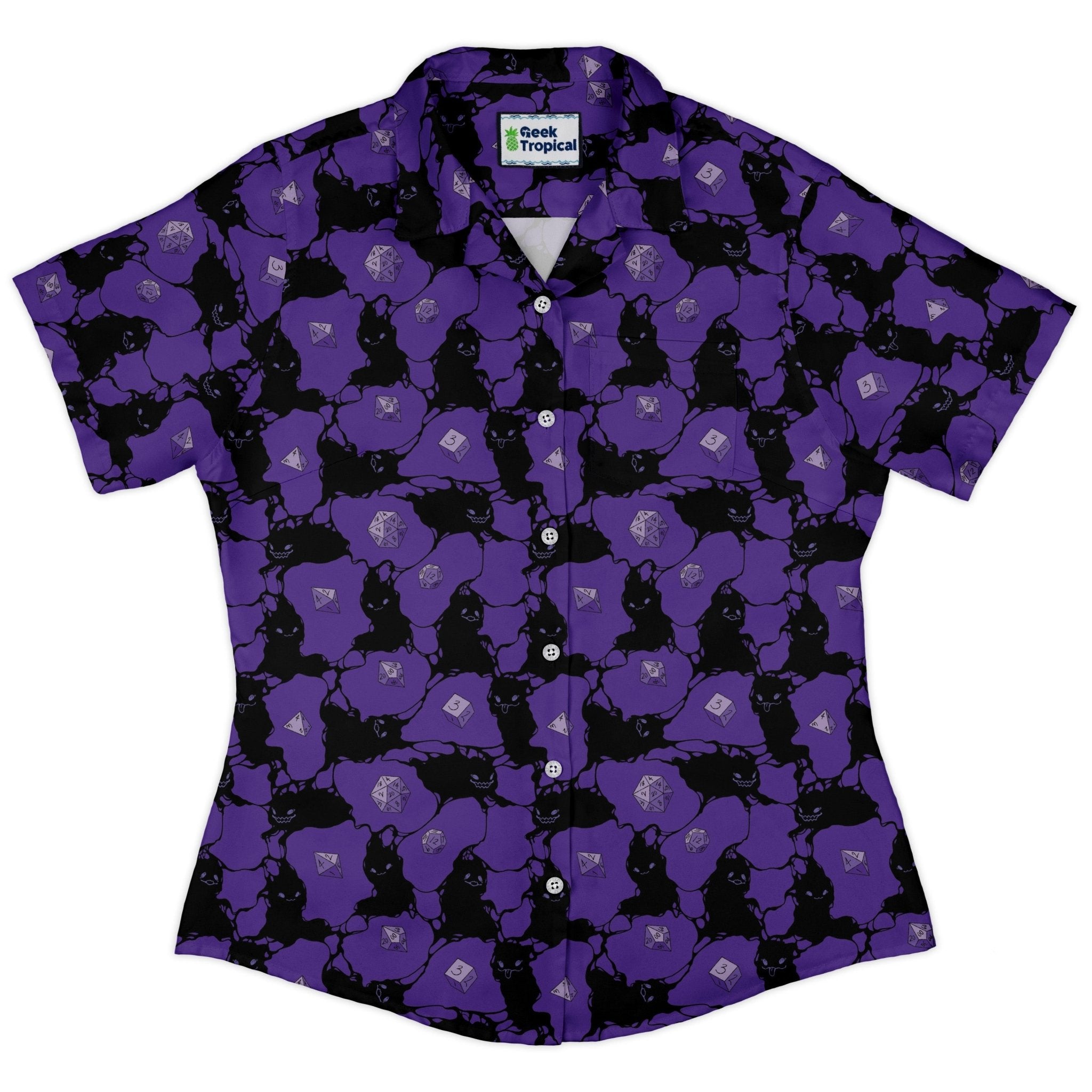 Dnd Inkling Familiars Curvy Button Up Shirt | Geek Tropical