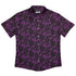 Dnd Purple Dragons Black Button Up Shirt Geek Nerd adult sizing Design by Heather Davenport dnd & rpg print