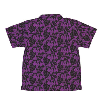 Dnd Purple Dragons Black Youth Hawaiian Shirt Geek Nerd Design by Heather Davenport dnd & rpg print fantasy prints