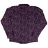 Dnd Purple Dragons Black Long Sleeve Button Up Shirt Geek Nerd adult sizing Design by Heather Davenport dnd & rpg print