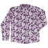 Dnd Purple Dragons Long Sleeve Button Up Shirt Geek Nerd adult sizing Design by Heather Davenport dnd & rpg print