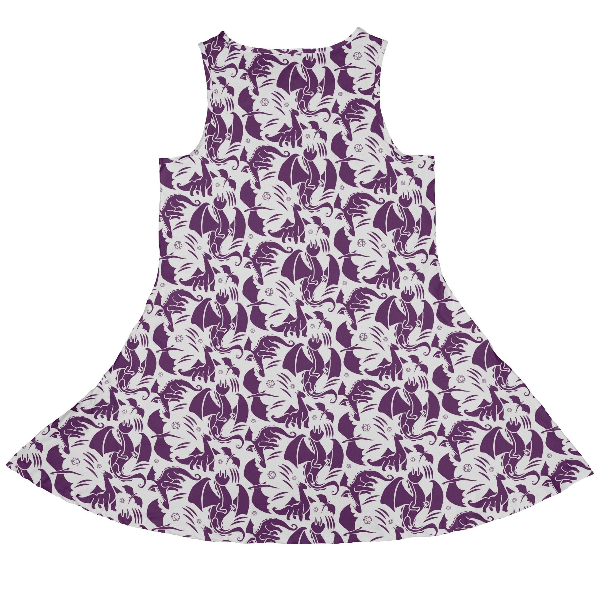 Dnd Purple Dragons Dress Geek Nerd Design by Heather Davenport dnd & rpg print Fantasy Prints