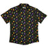 Dnd RPG Christmas Black Button Up Shirt Geek Nerd adult sizing Christmas Print