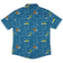 Surf and Roll Dnd Dice Button Up Shirt - adult sizing - Design by Dunking Toast - dnd & rpg print