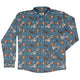 Dnd Tressym Familiars Long Sleeve Button Up Shirt Geek Nerd adult sizing Design by Ardi Tong dnd & rpg print