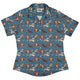 Dnd Tressym Familiars Curvy Button Up Shirt Geek Nerd Design by Ardi Tong dnd & rpg print women