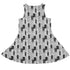 Dominos Dress Geek Nerd board game print Design by Heather Davenport lx - C