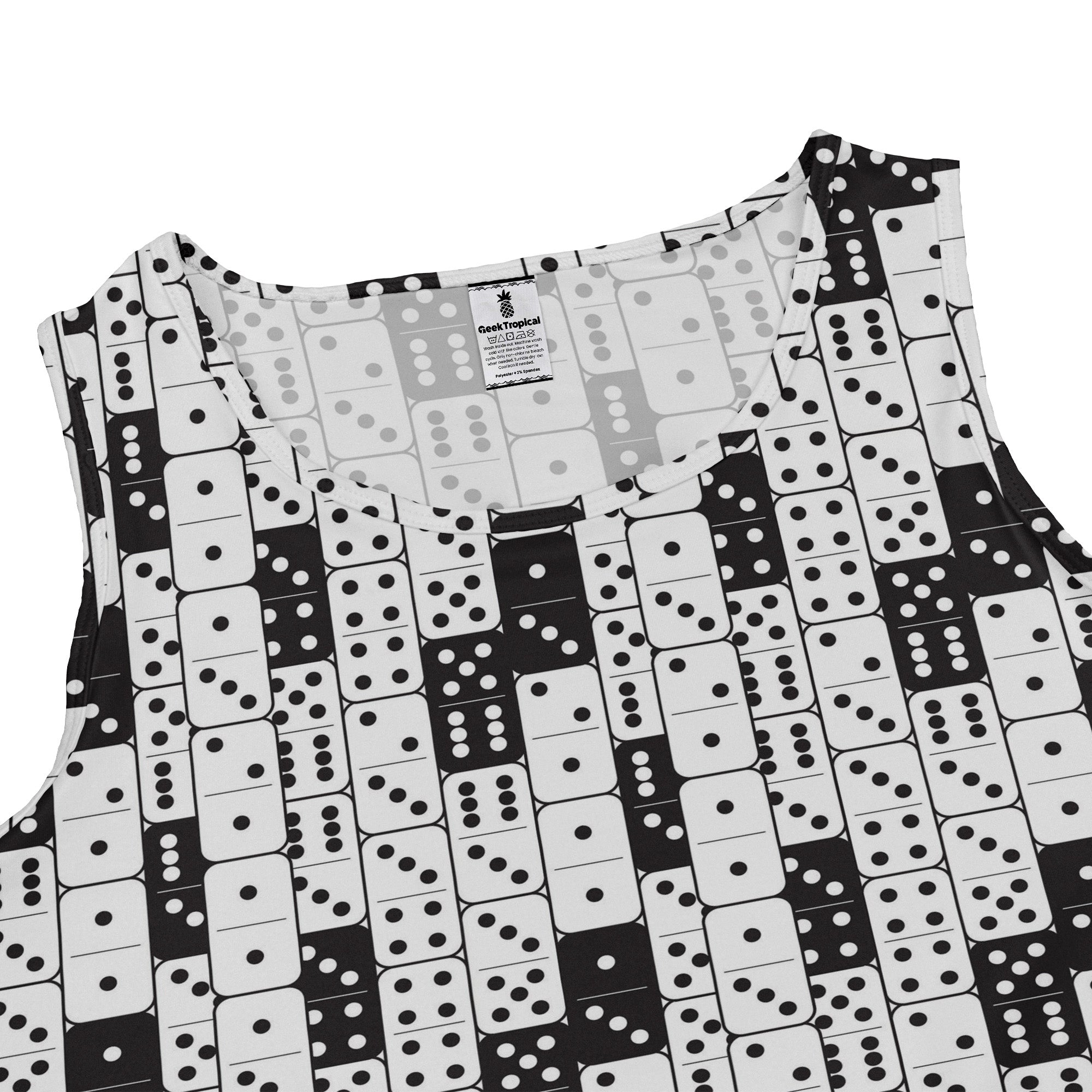 Dominos Dress Geek Nerd board game print Design by Heather Davenport lx - C