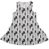 Dominos Dress Geek Nerd board game print Design by Heather Davenport lx - C