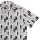 Dominos Button Up Shirt - adult sizing - board game print - Design by Heather Davenport