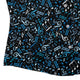 Dotted Blue Musical Notes Black Curvy Button Up Shirt Geek Nerd lifestyle photo music print women