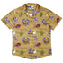 Dragon Bookworm Button Up Shirt - adult sizing - Book Prints - Design by Amy Brown