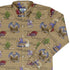 Dragon Bookworm Long Sleeve Button Up Shirt Geek Nerd adult sizing Book Prints Design by Amy Brown