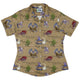 Dragon Bookworm Curvy Button Up Shirt Geek Nerd Book Prints Design by Amy Brown Fantasy Prints