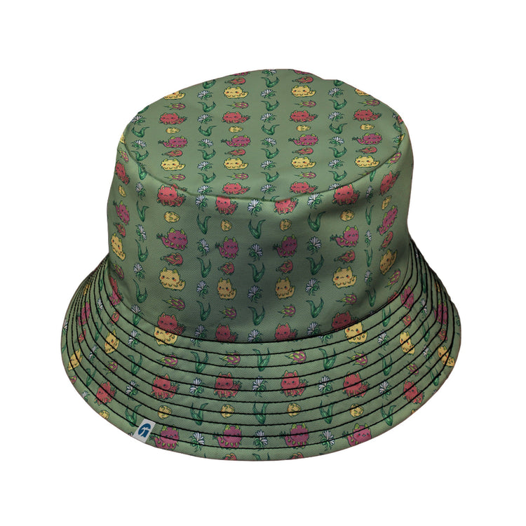 Dragon Fruit Green Bucket Hat Geek Nerd anime Design by Ardi Tong lx - B