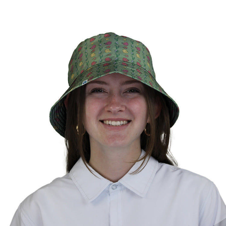 Dragon Fruit Green Bucket Hat Geek Nerd anime Design by Ardi Tong lx - B