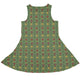 Dragon Fruit Green Dress Geek Nerd anime Design by Ardi Tong lx - C