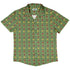 Dragon Fruit Green Button Up Shirt Geek Nerd adult sizing anime Design by Ardi Tong
