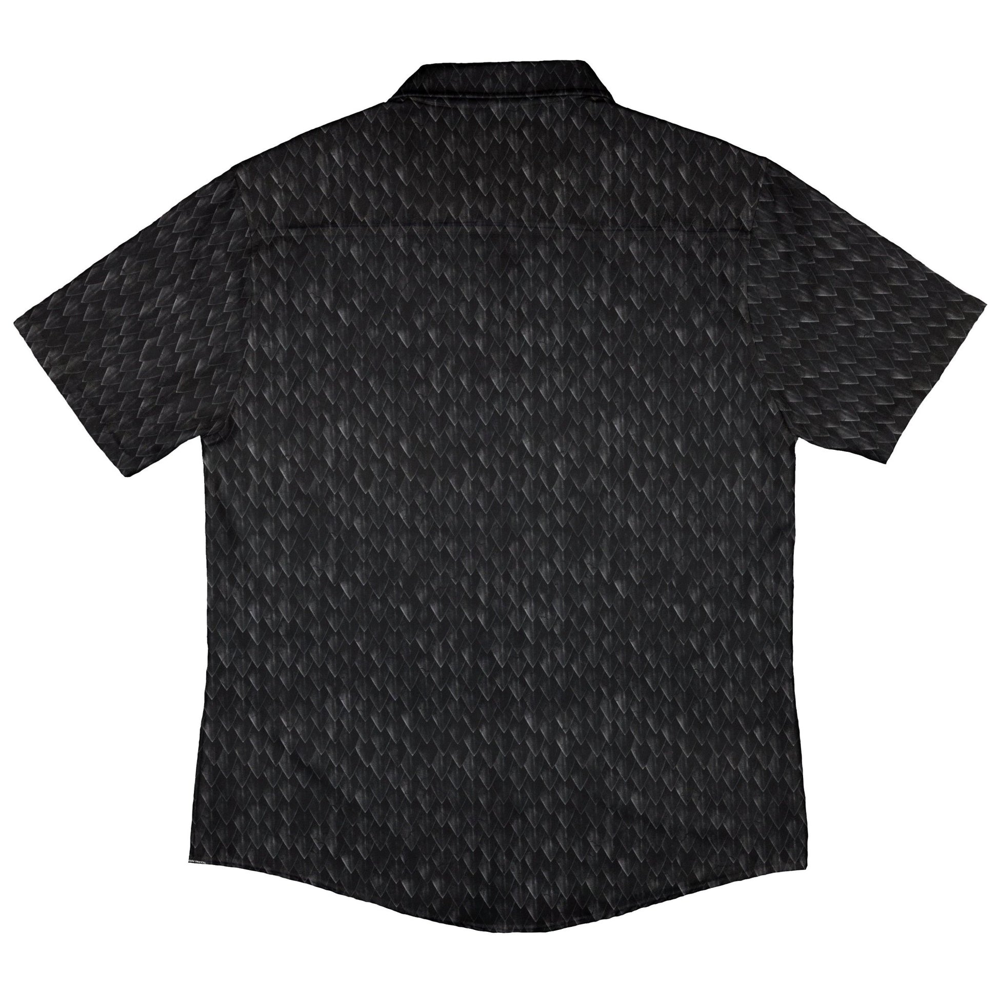 Dragon Scales Black Button Up Shirt 7