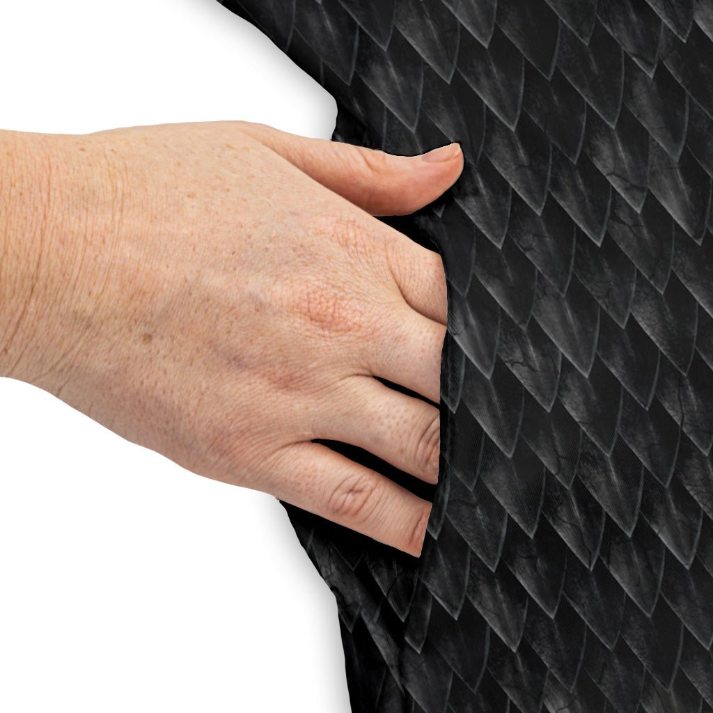 Dragon Scales Black Sleeveless Dress 3