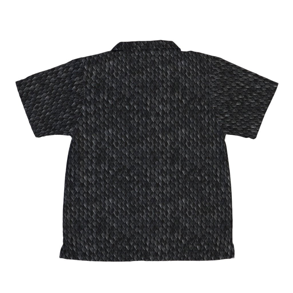 Dragon Scales Black Youth Hawaiian Shirt 2