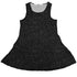 Dragon Scales Black Sleeveless Dress 1