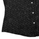 Nerdy Dragon Scales Black Curvy Button Up Shirt