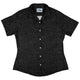 Nerdy Dragon Scales Black Curvy Button Up Shirt