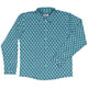 Dragon Scales Blue Dnd Long Sleeve Button Up Shirt Geek Nerd adult sizing Designs by Nathan Fantasy Prints