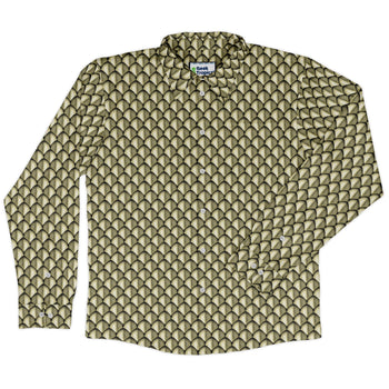 Dragon Scales Gold Dnd Long Sleeve Button Up Shirt 2