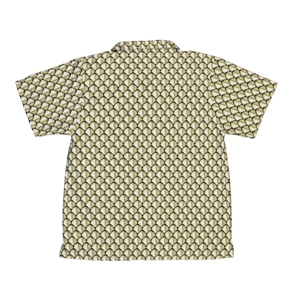 Dragon Scales Gold Dnd Youth Hawaiian Shirt - Designs by Nathan - Fantasy Prints - Q3