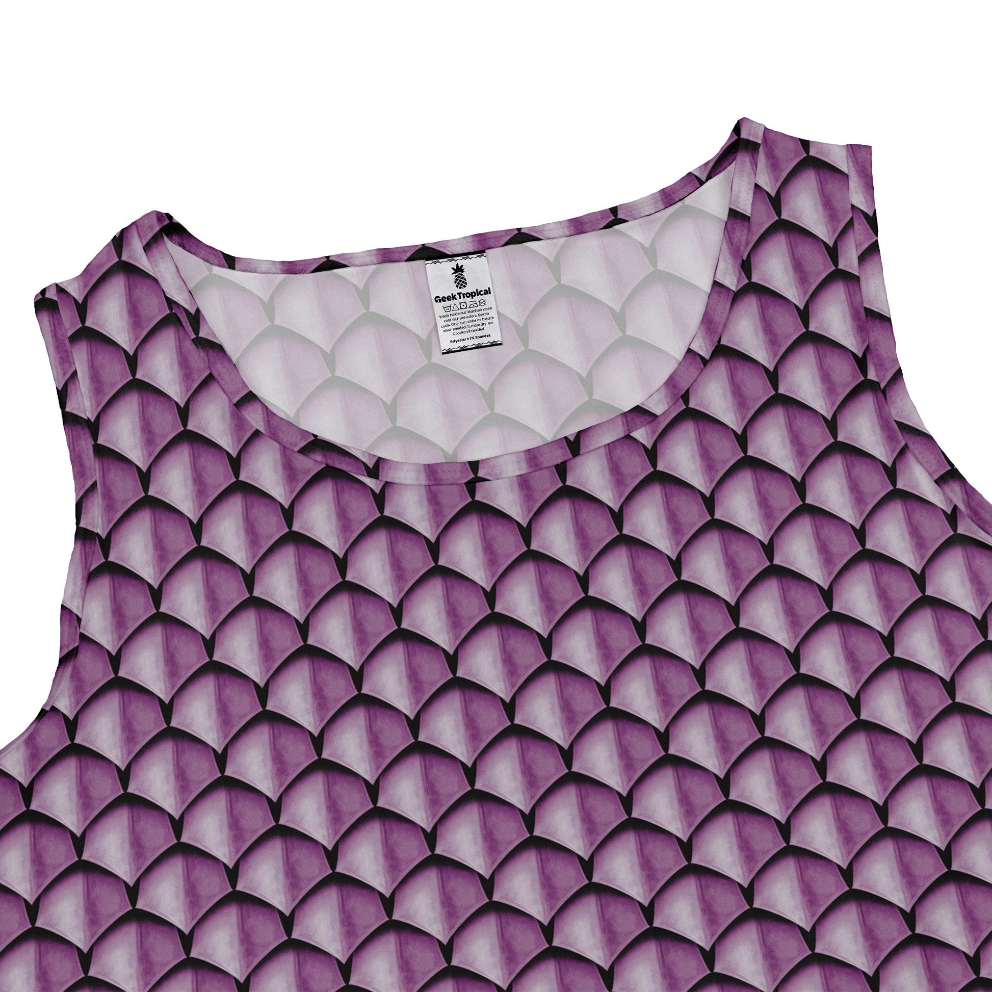Dragon Scales Pink Dnd Dress Geek Nerd Designs by Nathan Fantasy Prints lx - C