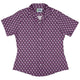 Dragon Scales Pink Dnd Curvy Button Up Shirt Geek Nerd Designs by Nathan Fantasy Prints Q3