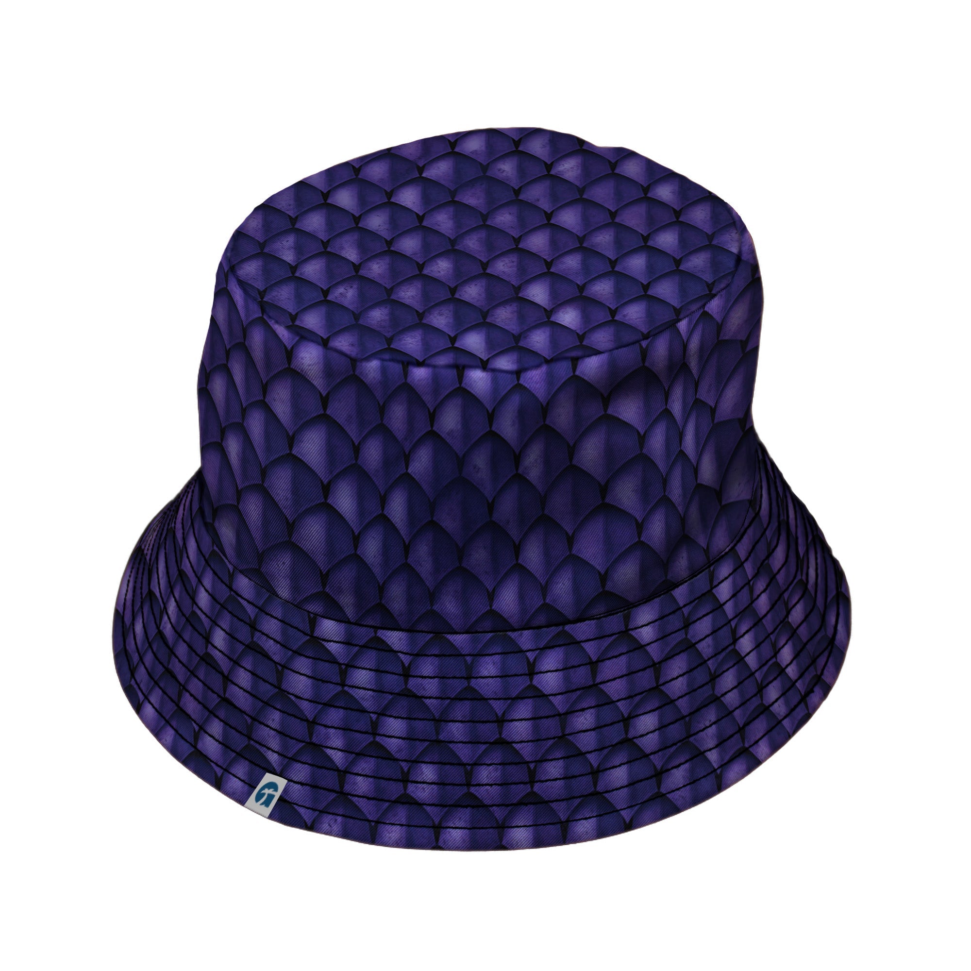 Dragon Scales Purple Dnd Bucket Hat Geek Nerd 0925 Animal Patterns Designs by Nathan
