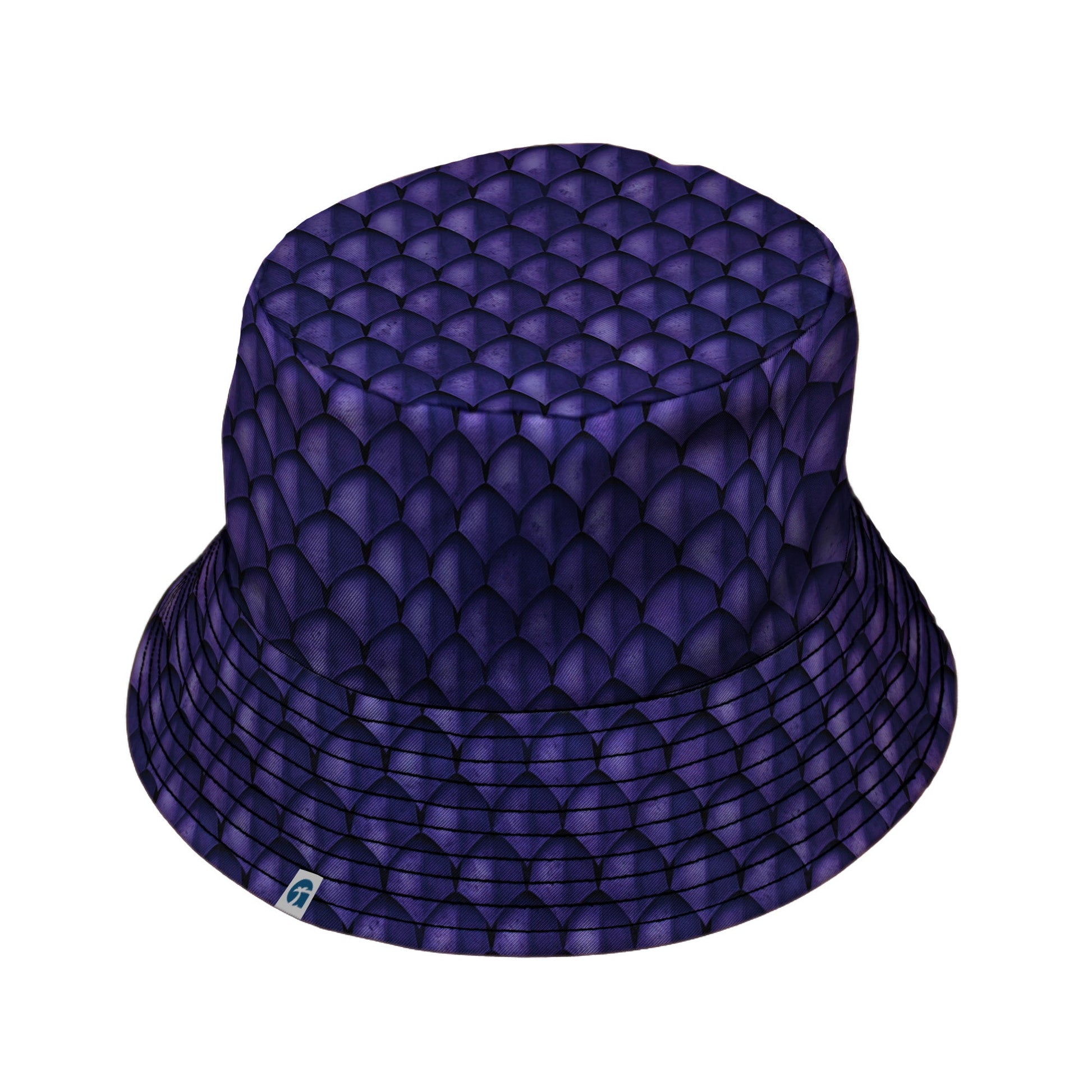 Dragon Scales Purple Dnd Bucket Hat Geek Nerd 0925 Animal Patterns Designs by Nathan