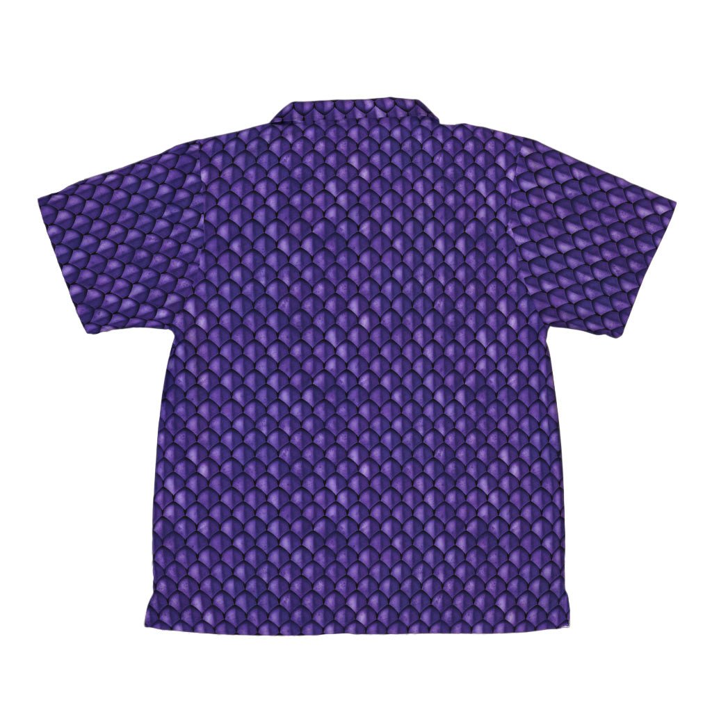 Dragon Scales Purple Dnd Youth Hawaiian Shirt Geek Nerd 0925 Animal Patterns Designs by Nathan
