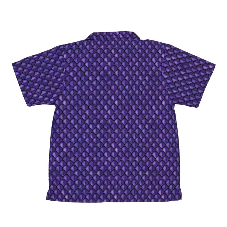 Dragon Scales Purple Dnd Youth Hawaiian Shirt Geek Nerd 0925 Animal Patterns Designs by Nathan