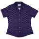 Dragon Scales Purple Dnd Curvy Button Up Shirt Geek Nerd 0925 All Adult Button Up Shirts Animal Patterns