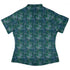 Dragon Weaving Inferno Teal Curvy Button Up Shirt Geek Nerd Designs by Nathan fantasy prints q225