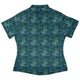 Dragon Weaving Inferno Teal Curvy Button Up Shirt Geek Nerd Designs by Nathan fantasy prints q225