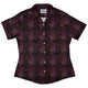 Dragon Weaving Inferno Fire Curvy Button Up Shirt Geek Nerd Designs by Nathan fantasy prints q225