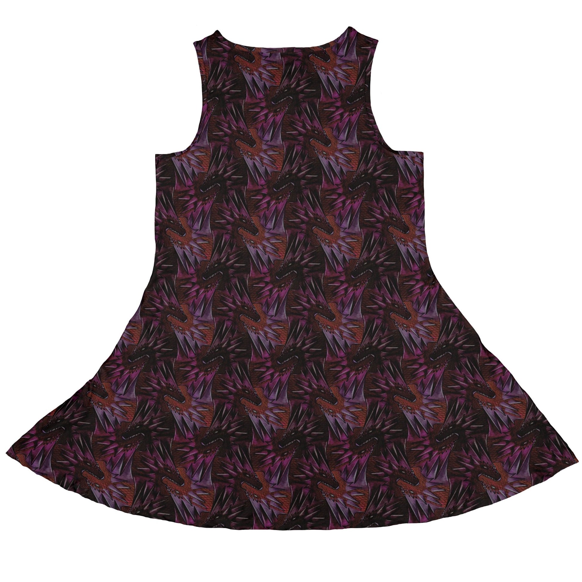 Dragon Weaving Inferno Fire Dress Geek Nerd Designs by Nathan fantasy prints lx - C