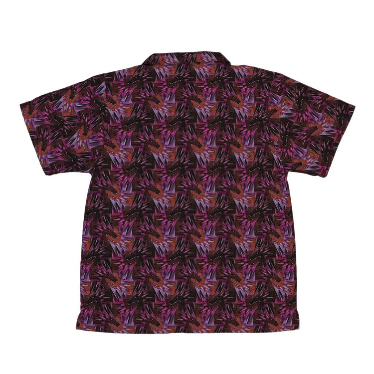 Dragon Weaving Inferno Fire Youth Hawaiian Shirt Geek Nerd Designs by Nathan fantasy prints q225