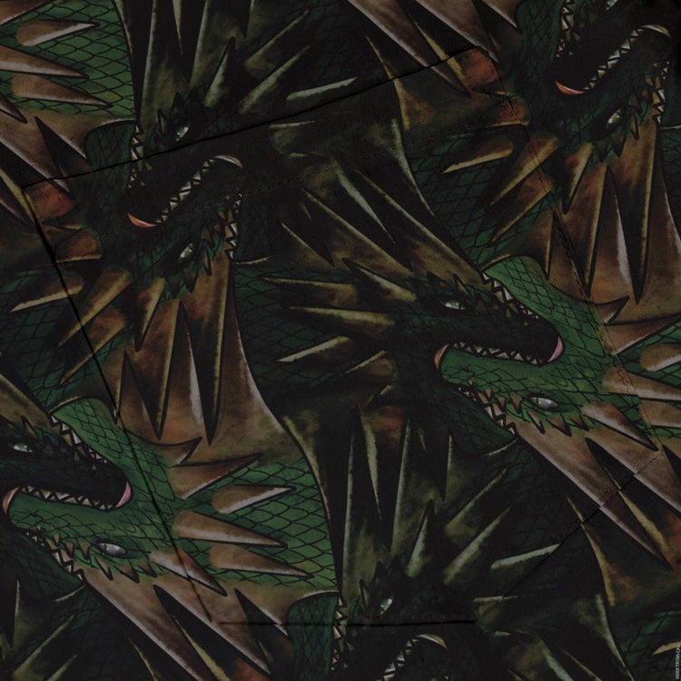 Dragon Weaving Inferno Forest Button Up Shirt Geek Nerd adult sizing Designs by Nathan fantasy prints
