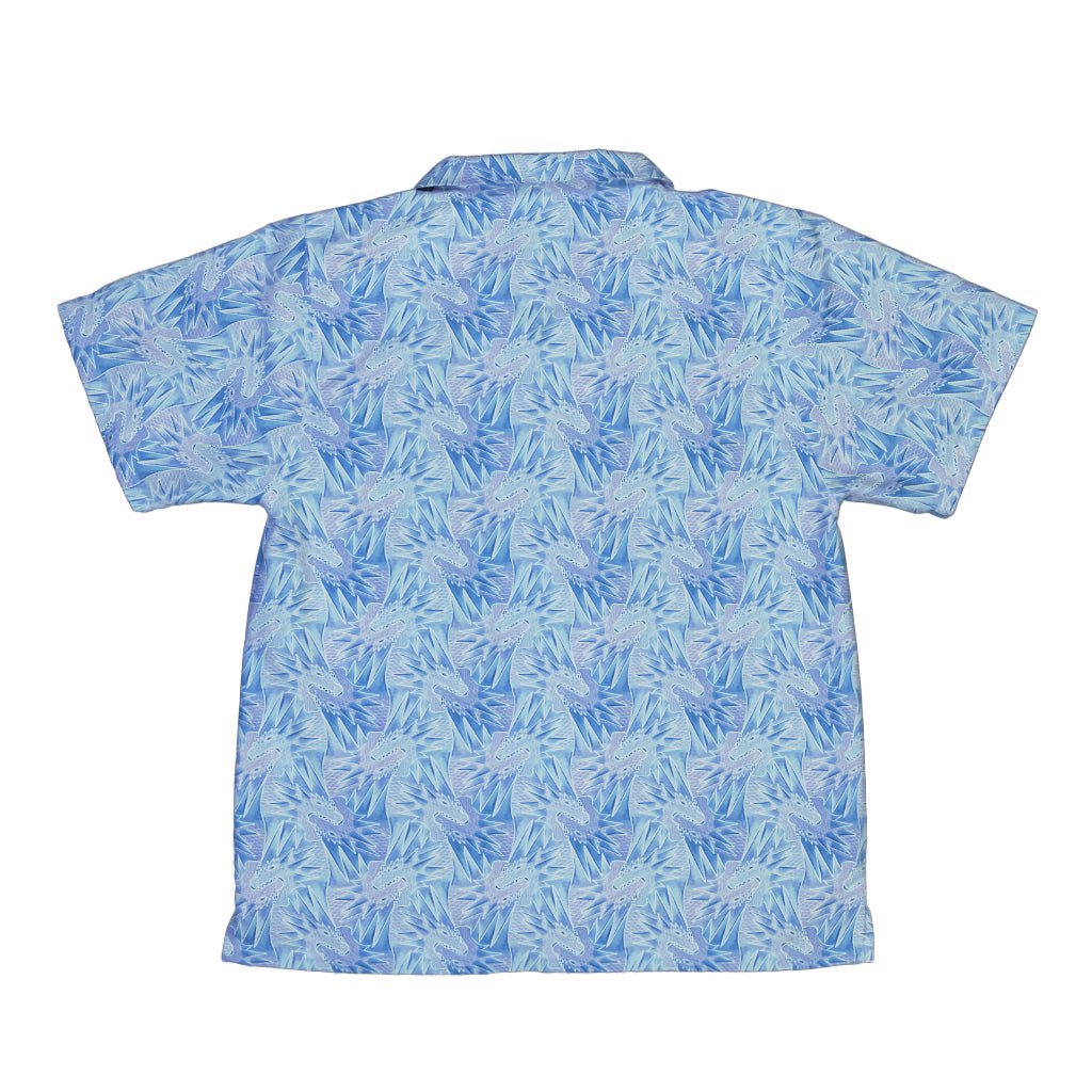 Dragon Weaving Inferno Frost Youth Hawaiian Shirt Geek Nerd Designs by Nathan fantasy prints q225