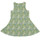 Dragon Weaving Inferno Lime Dress Geek Nerd Designs by Nathan fantasy prints lx - C