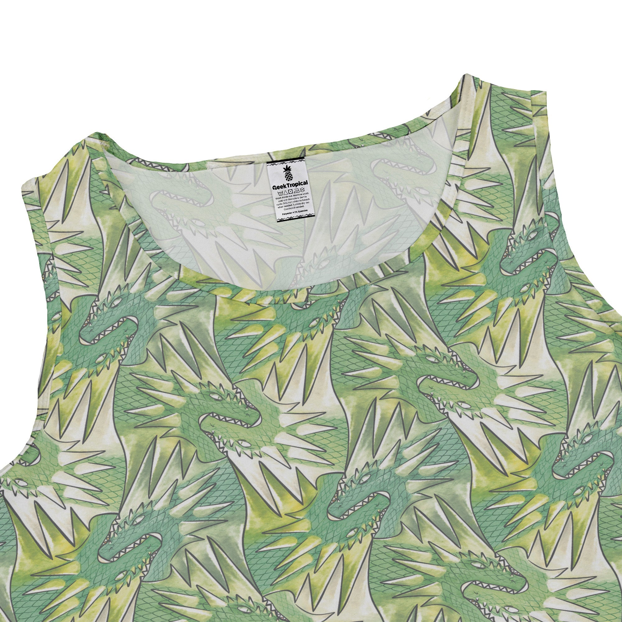 Dragon Weaving Inferno Lime Dress Geek Nerd Designs by Nathan fantasy prints lx - C